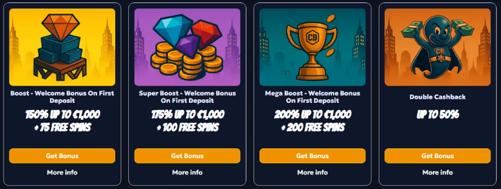 CasperBets Casino Bonuses