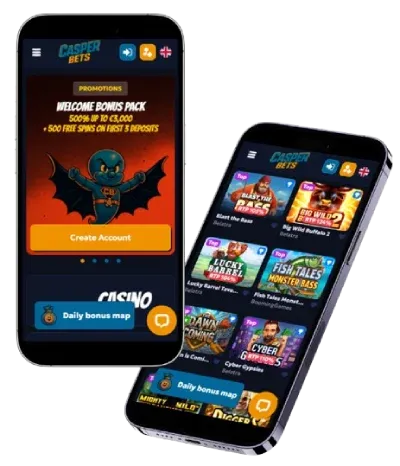 CasperBets Casino Mobile Experience