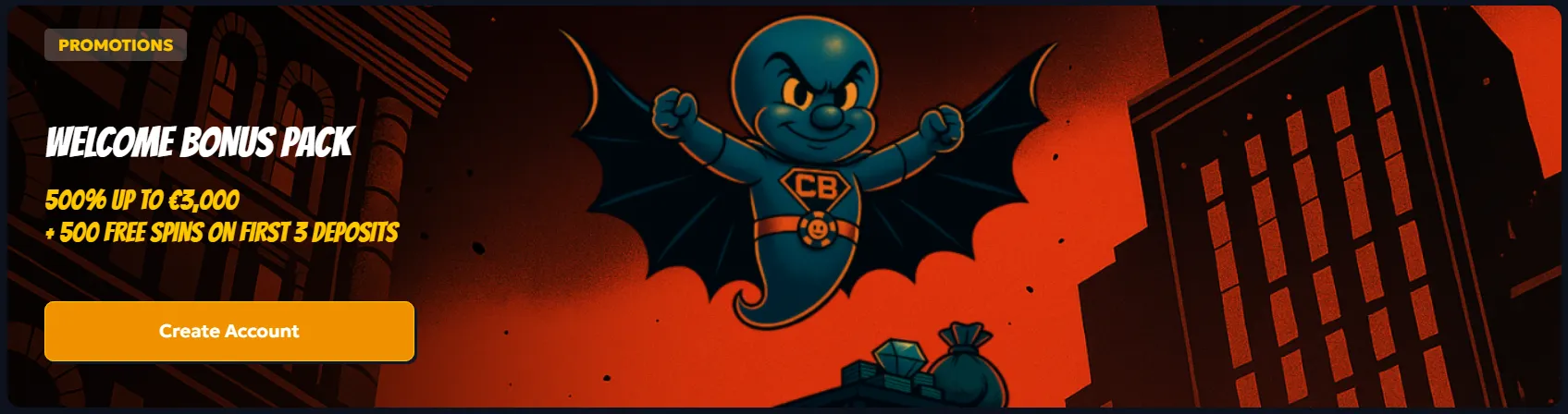 CasperBets Casino UK Bonus banner